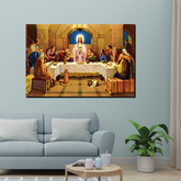 Sovereign Jesus Canvas Printed Wall Paintings for Living Room, Meditation Room, Bedroom, Churches, Hospitals