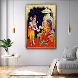 Premium Bala Ji Blessings Lord Shiva Ji Acrylic Wall Paintings & Art