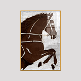 Dynamic Horse Acrylic Wall Painting – Bold & Modern Art for Interiors