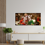 Premium Classic Lord Radha Krishna Wall Painting for Wall Decors