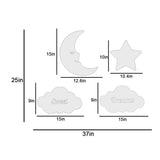 Good Night Moon & Star Backlit Wooden Wall Décor