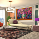 Blossoming Beauty Springtime Florals Nature Scenery Canvas Wall Paintings