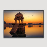 Rajasthani Ancient Temple Framed Wall Art