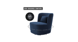 Blue Deeda Barrel Chair