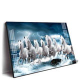 Horse Acrylic Wall Painting for Bedroom Décor – Elegant Horse Art