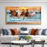 Horse Acrylic Wall Painting for Bedroom – Calm & Elegant Horse Canvas Art