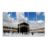 Beautiful Islamic Makka Madina Wall Paintings & Wall Art – 5 Panel Sets