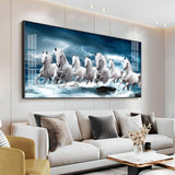Horse Acrylic Wall Painting for Bedroom Décor – Elegant Horse Art