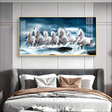 Horse Acrylic Wall Painting for Bedroom Décor – Elegant Horse Art
