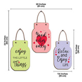 Decorative Good Vibes Only Wooden Wall Hanging