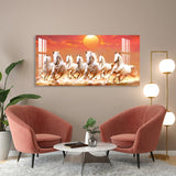 Horse Acrylic Wall Painting for Farmhouse Living Room – Rustic Art