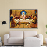 Sovereign Jesus Canvas Printed Wall Paintings for Living Room, Meditation Room, Bedroom, Churches, Hospitals
