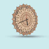 Mandala Designer Multi-Layer Wooden Wall Clock