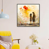 Black Couple Love Canvas Wall Paintings & Arts