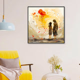 Black Couple Love Canvas Wall Paintings & Arts
