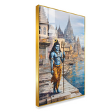 Lord Shiva Acrylic Wall Art – Elegant Home Décor for Bedroom and Pooja Room