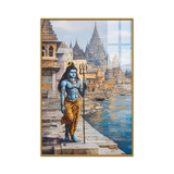Lord Shiva Acrylic Wall Art – Elegant Home Décor for Bedroom and Pooja Room