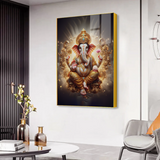 Lord Ganesha Acrylic Wall Painting & Arts