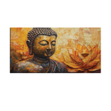 Tasteful Gautam Buddha Canvas Wall Paintings for Living Room, Bedroom, Meditation, Boutiques, Yoga Studios, Office & Workspaces