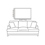 Buddha statue with a white flower Canvas Wall Paintings