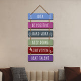 Decorative Motivational Quotes Printed Mdf Wooden Wall Hanging