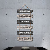 Decorative Motivational Quotes Printed Mdf Wooden Wall Hanging