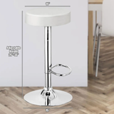 White Linon Bar Stool