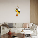 Honey Bee Decorative Wooden Wall Hanging