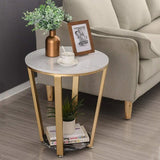 Premium Golden Tapered Coffee Table