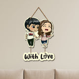 Couple Gifts Decorative Wall Hanging Wooden Art