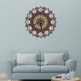 Beautiful Mandala Designer Multi Layer Wooden Wall Clock