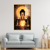 Gorgeous Lord Gautam Buddha Canvas Printed Acrylic Wall Paintings & Art for Living Room, Office