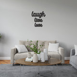 Live Love Laugh Wall Art Set Wooden Home Decorative