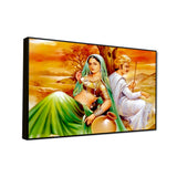 Beautiful Rajasthani Women Playing Dhola Canvas Printed Wall Paintings & Arts
