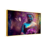 Peaceful Buddha Canvas Wall Paintings