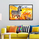Beautiful Zebra Canvas Printed Wall Paintings
