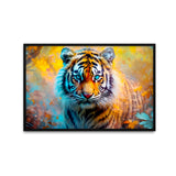 King of The Jungle Tiger Face Canvas Printed Wall Paintings & Arts