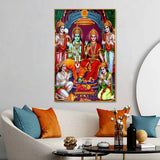 Traditional Ram Darbar Canvas Wall Paintings & Arts