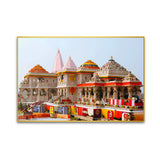 Divine Ajodhya Shri Ram Mandir Canvas Printed Wall Paintings & Arts