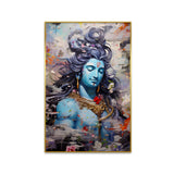 Divine Lord Shiva Meditation Canvas Wall Paintings