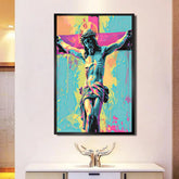 Beautiful Jesus Portrait Aesthetic Wall Paintings & Arts