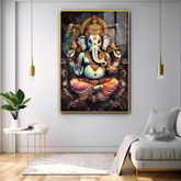 Lord Ganesha Acrylic Wall Paintings