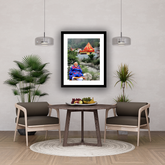 Beautiful Neem Karoli Baba Religious Picture Frame