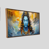 Premium Lord Shiva Meditation Abstract Wall Paintings For Home Wall Decors