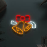 Ringing Bells Christmas LED Neon Light