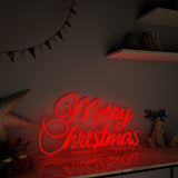 Merry Christmas Text LED Neon Light (Available in Multiple Colors)