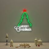 Merry Christmas Tree LED Neon Light
