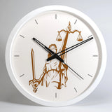 Handcrafted Wall Clock for Lawyer's Office