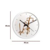 Handcrafted Wall Clock for Lawyer's Office