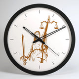 Handcrafted Wall Clock for Lawyer's Office